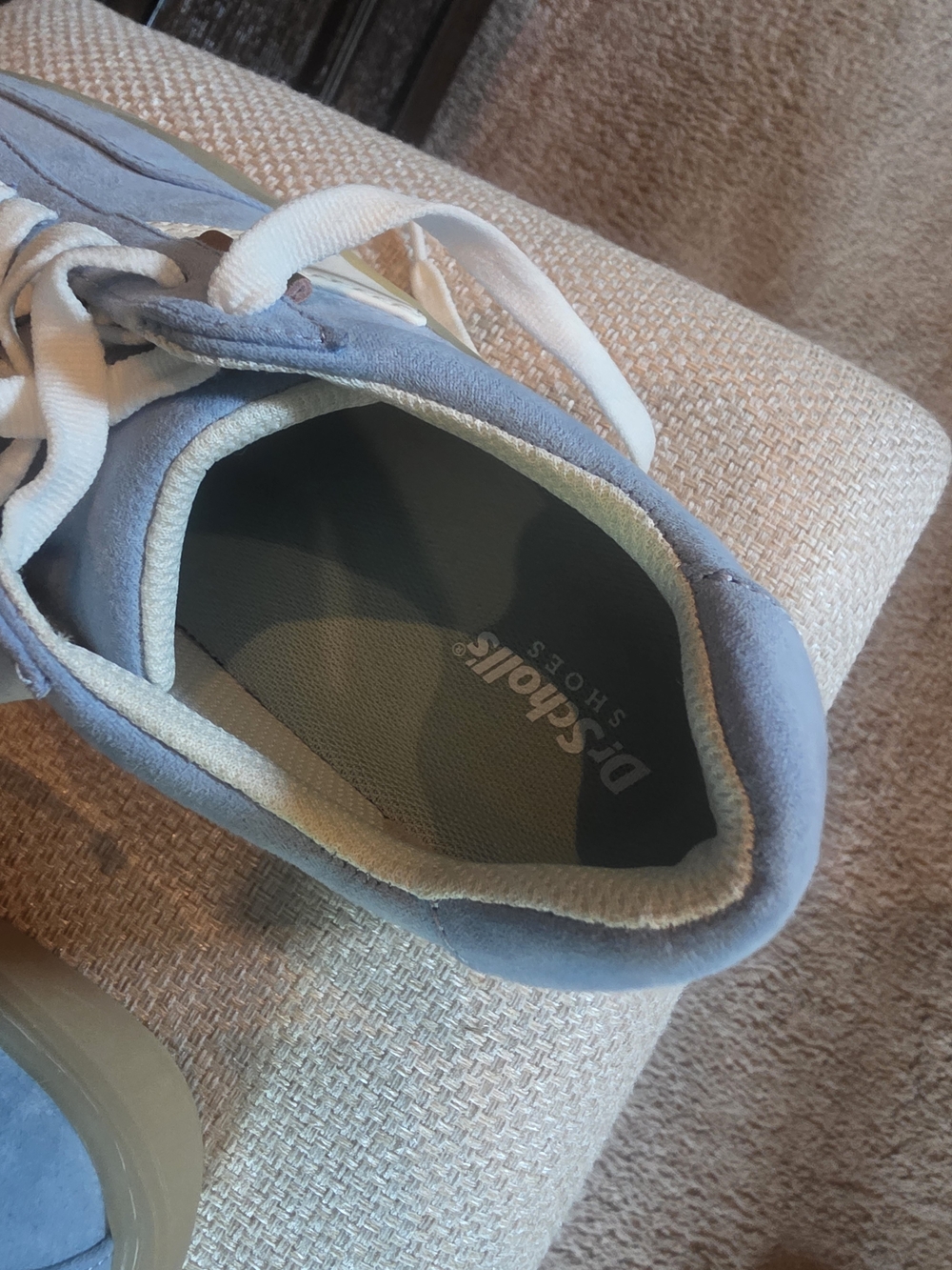 Dr. Scholl's Light Blue and Tan Platform Sneakers - Picture 5 of 5